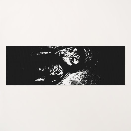 Paranoïde dag yogamat (Voorkant (horizontaal))