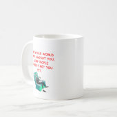 paranoïde koffiemok (Voorkant links)