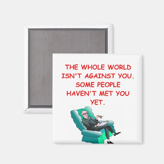 paranoïde magneet (Voorkant / Achterkant)