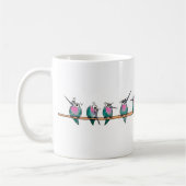 Paranoïde mok van vogel (Links)