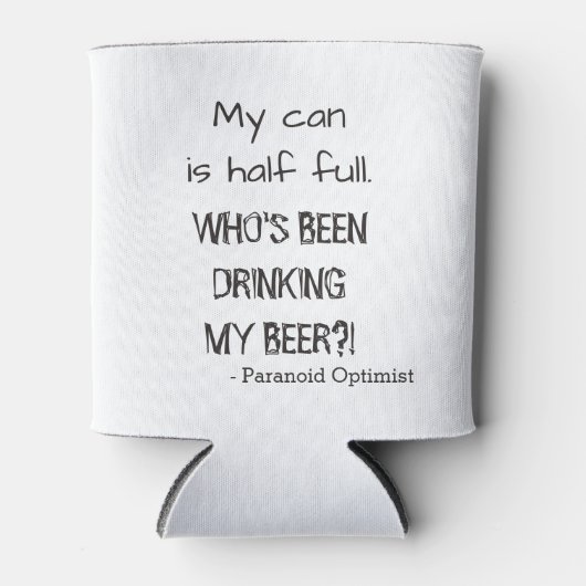 Paranoïde optimist blikjeskoeler (Voorkant)