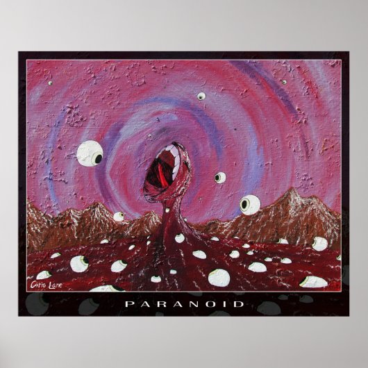 Paranoïde Poster (Voorkant)