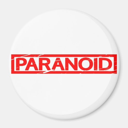 Paranoïde Stamp Magneet (Voorkant)