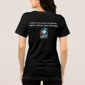 Paranormaal Happy Longen Project Fondsenwervende T Tri-Blend Shirt (Achterkant)
