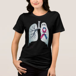 Paranormaal Happy Lungs Project Fondsenwervende T- Tri-Blend Shirt