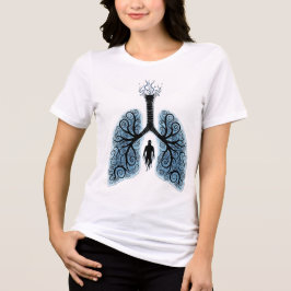 Paranormaal Happy Lungs Project Fondsenwervende T- Tri-Blend Shirt