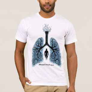 Paranormaal Happy Lungs Project Fondsenwervings T- T-shirt