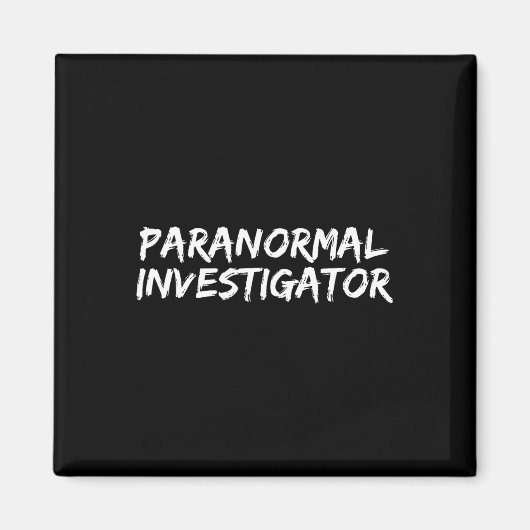 Paranormaal Investigator Ghost Hunting EVP Hallowe Magneet (Voorkant)