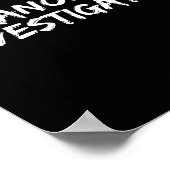 Paranormaal Investigator Ghost Hunting EVP Hallowe Poster (Hoek)