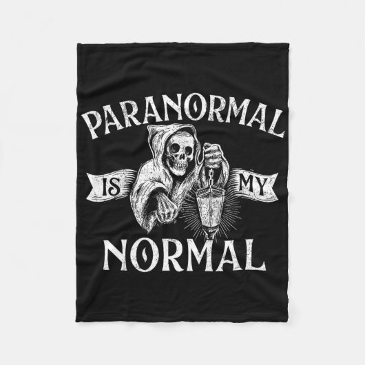 Paranormaal is mijn normaal - Phantom Ghost Huntin Fleece Deken (Voorkant)
