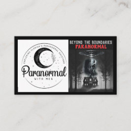 Paranormaal met meg Horizontaal met foto Visitekaartje