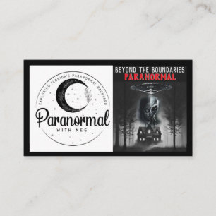 Paranormaal met meg Horizontaal met foto Visitekaartje