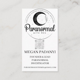 Paranormaal met Meg Verticaal met Foto Visitekaartje