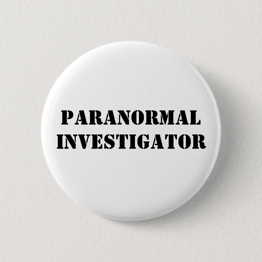 PARANORMAAL ONDERZOEK RONDE BUTTON 5,7 CM (Voorkant)
