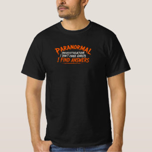 Paranormaal Onderzoeker EMF-detector Ghost-shirt T-shirt