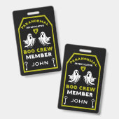 Paranormaal onderzoeker Ghost Hunter Badge (Voor- en achterkant)