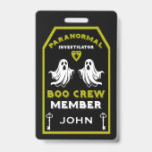 Paranormaal onderzoeker Ghost Hunter Badge (Achterkant)