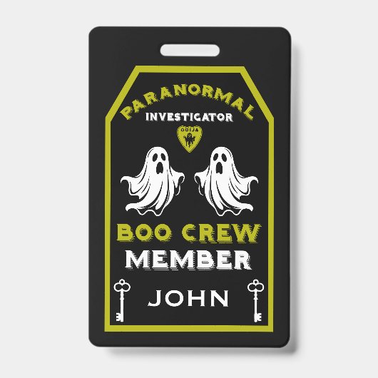 Paranormaal onderzoeker Ghost Hunter Badge (Voorzijde)