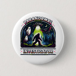 Paranormaal onderzoeker ronde button 5,7 cm