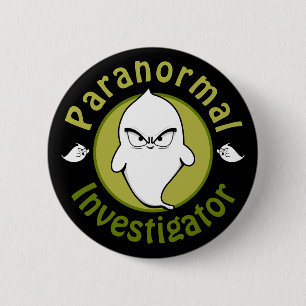Paranormaal onderzoeker ronde button 5,7 cm