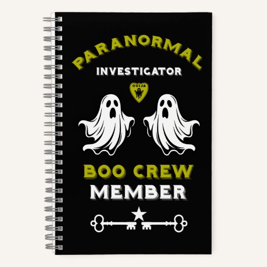 Paranormaal onderzoeker spookenjager notitieboek (Voorkant)