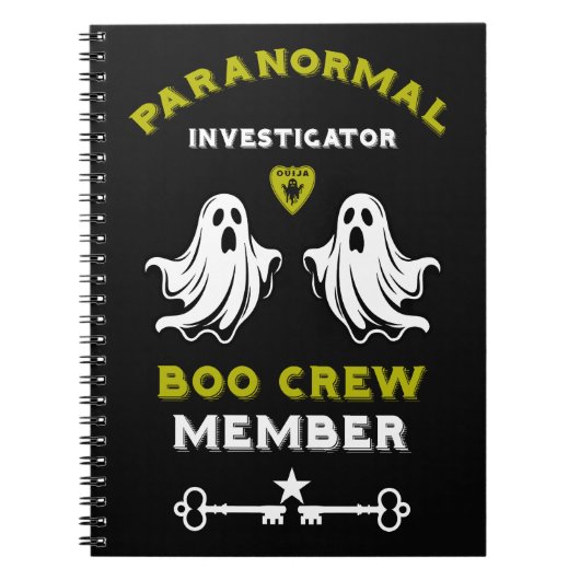 Paranormaal onderzoeker spookenjager notitieboek (Voorkant)