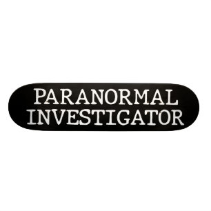 Paranormaal onderzoeker spookjacht EVP Persoonlijk Skateboard