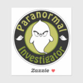 Paranormaal onderzoeker sticker (Vel)