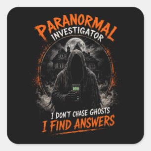 Paranormaal onderzoeker sticker Ik jaag geen geest