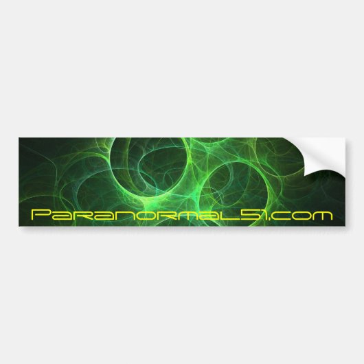 Paranormal51.com-Bumpersticker Bumpersticker (Voorkant)