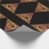 Paranormal All Seing Eye of Providence Spiritueel Cadeaupapier (Hoek)