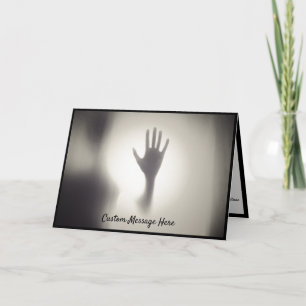 Paranormal Eerie Shadow Ghost Hand Kaart