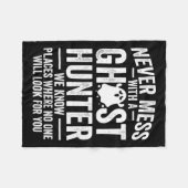 Paranormal EVP Hunting Ghost Hunter Adventures 1 Fleece Deken (Voorkant (Horizontaal))