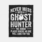 Paranormal EVP Hunting Ghost Hunter Adventures 1 Fleece Deken (Voorkant)