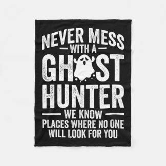Paranormal EVP Hunting Ghost Hunter Adventures 1 Fleece Deken