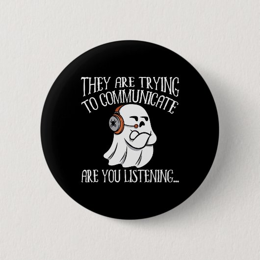 Paranormal EVP Hunting Ghost Hunter Adventures 2 Ronde Button 5,7 Cm (Voorkant)
