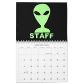 Paranormal Geek 20XX Bigfoot Aliens Graancirkels Kalender (Jan 2026)