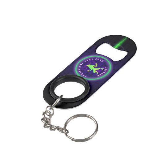 Paranormal Howl Hour Mini Sleutelhanger Bottle Ope Flessenopener (Achterkant Gekanteld)