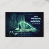 Paranormal Investigator Eerie Ghost Visitekaartje (Voorkant)