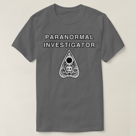 Paranormal Investigator, Ghost Hunter T  T-shirt (Design voorkant)