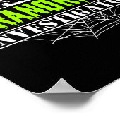 Paranormal Investigator Ghost Hunting Poster (Hoek)