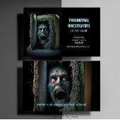 Paranormal Investigator Haunted Horror Book Visitekaartje