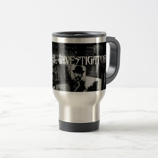 Paranormal Investigator Travel Mug Reisbeker (Voorkant rechts)