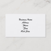 Paranormal Investigator Visitekaartje HauntedHouse (Achterkant)