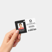 Paranormal Investigator Werknemer Foto ID Security Badge (Handheld)