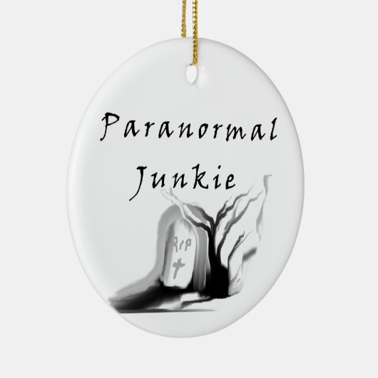 Paranormal Junkie Keramisch Ornament (Rechts)