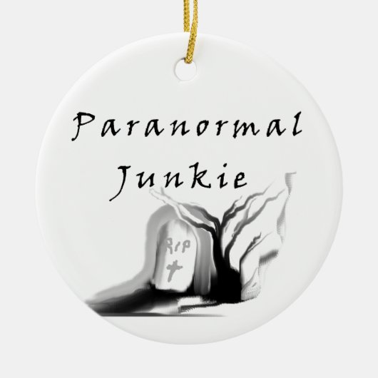 Paranormal Junkie Keramisch Ornament (Voorkant)