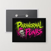 Paranormal Punks Logo Button (Voorkant / Achterkant)