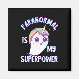 Paranormal Superpower Ghost Unicorn Ghost Hunting Magneet