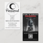 Paranormal with Meg Business Cards no photo Visitekaartje (Voorkant / Achterkant)
